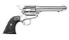 Colt Single Action Army Revolver P1656, 357 Magnum, 5 1/2", Black Plastic Grip, Nickel Finish, 6 Rd