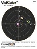 Champion 45824 Visicolor High Visibility 8" Paper Target 10 Pack