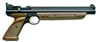 Crosman .177 Caliber Single Shot Pump BB Air Pistol w/Blue Finish (1377)