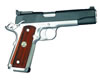 Wilson Classic 45 1911 Handgun WCATT, 45 ACP, 5", Wood Grip, Two-Tone Finish, 8 Rd