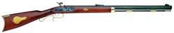Traditions Hawken Woodsman Percussion Muzzleloader R24008, 50 CAL Black Powder, Select Hardwood, Matte Blue, Sidelock