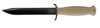 Glock Field Fixed Knife w/Clip Point Blade & Sand Polymer Handle KS17178
