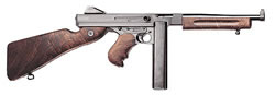 Thompson M1 Carbine Rifle TM1C, 45 ACP, 16 1/2 in, Semi-Auto, Walnut Stock, Blue Finish, 30 Rds