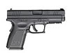 Springfield XD Package XD9645HCSP06 Compact, 45 ACP, 4", Checkered Polymer Grip, Black Finish, 10 Rd, 13 Rd(Grip Extension)