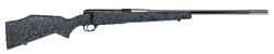 Weatherby Mark V Accumark Bolt Action Rifle AMS308NR4O, 308 Winchester, 24 in, Black Syn Stock, Stainless Finish, 5 Rds