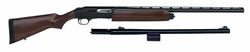 Mossberg 930 Combo Shotgun 85125, 12 Gauge, 24 in Rifled & 26 in VR, 3" Chmbr, Fully Rifled, Accu Mag Chokes, Wood Stock