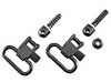 Uncle Mikes Black 1 1/4 in Quick Detach Sling Swivels 13113