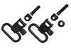 Uncle Mikes 1 in Black Quick Detach Sling Swivels 10012