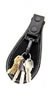 Uncle Mikes Black Open Key Ring Holder (88601)