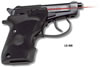 Crimson Trace LG-490 Polymer Grip/Overmold Front Activation Lasergrip For Beretta Tomcat/Bobcat