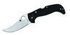 Spyderco Chinook Folder Knife w Black Finish Plain Edge C63GP3