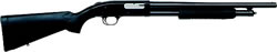 Mossberg 500 Persuader/Cruiser 2-3/4" -3" Shotgun 50411, 12 Gauge, 18 1/2", 3" Chmbr, 6 Shot Synthetic, Cylinder Bore Barrel, Pistol Grip Kit, w/Sling Studs