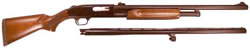 Mossberg 500 Combo Shotgun 54264, 12 Gauge, 28 in VR and 24 in rifled, 3" Chmbr, Wood, Accu Choke, Rifle Sights