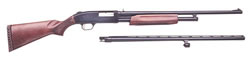 Mossberg 500 Combo Shotgun 54282, 20 Gauge, 24 in Rifled & 26 in VR Ported, 3" Chmbr, Wood, Accu Choke, Rifle Sights