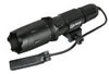 American Tech 57010 Black Tactical Flashlight w/Mount