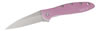 Kershaw Leek Drop Point Blade Folding Knife 1660PINK