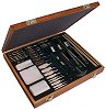 Outers 70081 62 Piece Universal Wood Gun Cleaning Box