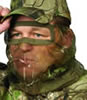 Hunters Specialties Realtree All Purpose Green 3/4 Mesh Face Mask 05305