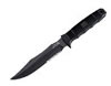 SOG Seal Team Elite Clip Point Blade Fixed Knife w/Black Zytel Handle SE37