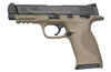 Smith & Wesson M&P 45 Pistol 109156, 45 ACP, 4 1/2", Plastic Grip, Brown Frame/Black Slide, 10 Rd, Thumb Safety