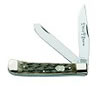 Boker Trapper Appaloosa Folding Knife w/Clip/Spey Blade & Bone Handle 2525AB