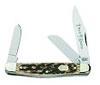 Boker Stockman Appaloosa Folder Knife w/3 Blades & Bone Handle 7474AB