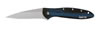 Kershaw Leek Folding Knife w/Black/Blue Aluminum Handle 1660BB