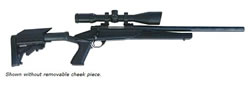 Howa Axiom Varminter Bolt Action Rifle Package HWK96101P+, 22-250 Remington, 24" Heavy BBL, Syn Stock, Black Finish, w/Nikko Scope & Rings, 5 Rds