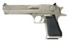 Magnum Research Desert Eagle Mark XIX Pistol DE44BN, 44 Rem Mag, 6 in BBL, Black Rubber Grip, Bright Nickel Finish, 8 Rd