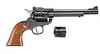 Ruger Single Six NR6L Revolver 10622, 22 LR / 22 WMR, 6 1/2 in, Check Black Rubber Grip, Blue Finish, 6 Rd, Adj Sights