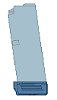 Kel-Tec P32 32 Automatic Colt Pistol (ACP) Blue Magazine Extension (P32313)