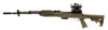 Tapco SKS T6 Olive Drab Green Collapsible Stock/Spike Bayonet Cut STK66168G