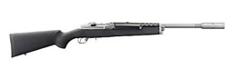 Ruger Mini-14 Target Rifle 5828, 223 Remington, 22", Semi-Auto, Black Hogue Stock, Stainless Finish, 5 Rds