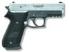Sig Model P220 Carry Two-Tone Semi Auto Pistol 220R345TSS, 45 ACP, 3.9 in, Polymer Grip, Two Tone Finish, Night Sights, 8 Rd