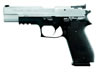 Sig Model P220 Match Semi Auto Pistol 220R545TAS, 45 ACP, 5 in, Polymer Grip, Stainless Finish, Adjustable Sights, 8 Rd