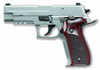 Sig P226 Pistol E26R9SSE, 9mm, 4.4 in, Rosewood Grip, Stainless Finish, Night Sights, 15 Rd