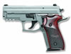 Sig P229 Pistol E29R40SSE, 40 Smith & Wesson, 3.9 in, Wood Grip, Stainless Finish, Night Sights, 12 Rd