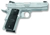 Sig 1911 Pistol 1911CA45SSS, 45 ACP, 4.25 in, Wood Grip, Stainless Finish, Night Sights, 8 Rd