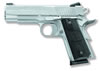 Sig Model 1911 Compact Stainless Semi Auto Pistol 19GS0014, 45 ACP, 4 1/4 in, Wood Grip, Nitron Finish, Novak Night Sights, 6 Rd