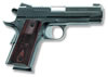 Sig Model 1911 Compact Nitron Semi Auto Pistol 19GS0015, 45 ACP, 4 1/4 in, Wood Grip, Black Finish, Novak Night Sights, 6 Rd
