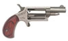 North American Mini-Revolver 22M, 22 Magnum (WMR), 1 5/8", Rosewood Grip, Stainless Finish, 5 Rd