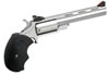 North American Mini Master Revolver MMTC, 22 LR / 22 WMR, 4", Black Rubber Grip, Stainless Finish, 5 Rd, Adjustable Sights