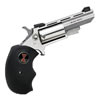 North American Black Widow Revolver BWC, 22 LR / 22 WMR, 2", Black Rubber Grip, Stainless Finish, 5 Rd, Fixed Sights