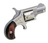 North American Mini-Revolver 22S, 22 Short, 1 1/8", Rosewood Grip, Stainless Finish, 5 Rd