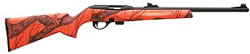 Remington 597 Rifle 80853, 22 LR, 20 in, Semi-Auto, Mossy Oak Blaze Orange Camo Stock, Black Matte Finish, 10 Rds
