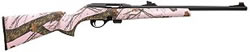 Remington 597 Rifle 80854, 22 LR, 20 in, Semi-Auto, Mossy Oak Pink Camo Stock, Black Matte Finish, 10 Rds