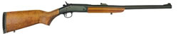 NEF Handi Rifle SB2457, 45-70 Govt, 22", Single Shot, Hardwood Stock, Blue Finish, Rifle Sights