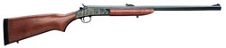 New England Tracker II Slug Shotgun SB1014, 12 Gauge, 24", 3" Chmbr, Rifled Blue Barrel, Rifle Sights, Hardwood Stock