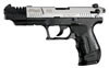 Walther P22 Semi-Auto Pistol WAP22006, 22 LR, 5", Polymer Grip, Nickel Finish, 10 Rd