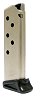 Walther PPK 380 Automatic Colt Pistol (ACP) 6 Round Nickel Magazine w/Finger Rest (VAF04413)